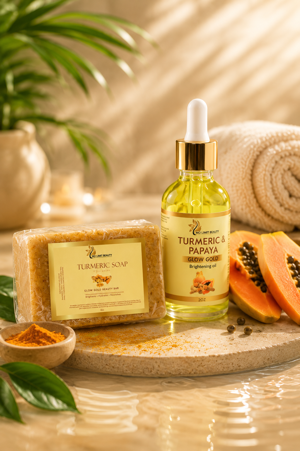 Turmeric Radiance Clear Skin Duo-Powerful combo! clear dark spots, fight acne, and gives skin a glow!