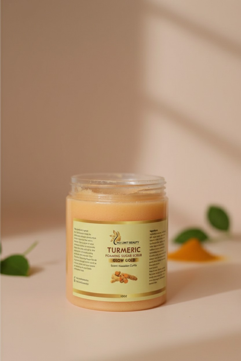 Turmeric Foaming Sugar Scrub
