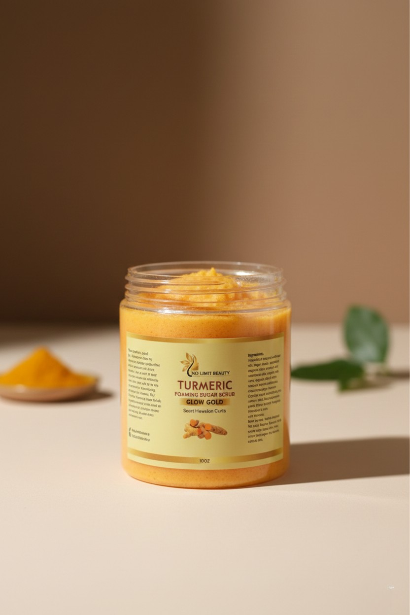 Turmeric Foaming Sugar Scrub
