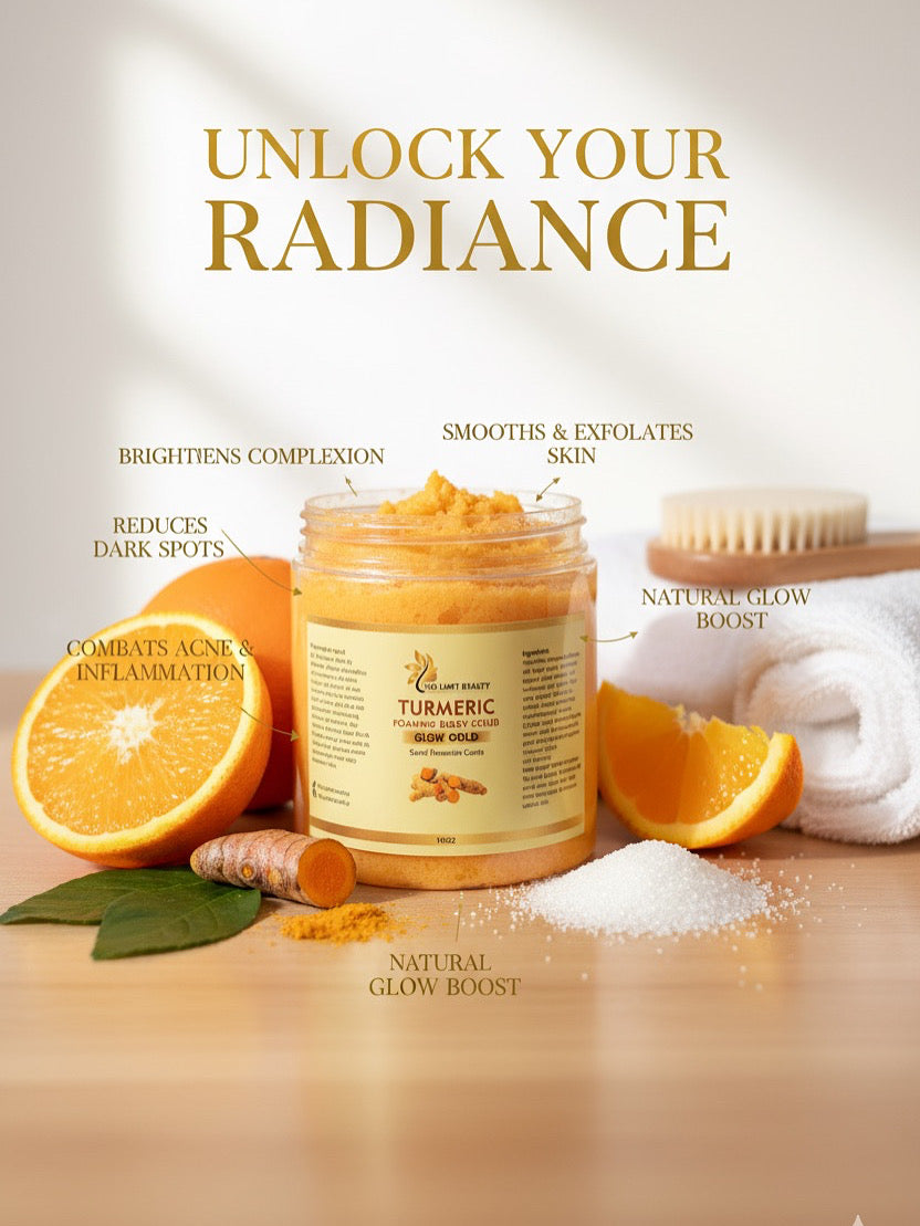 Turmeric Foaming Sugar Scrub
