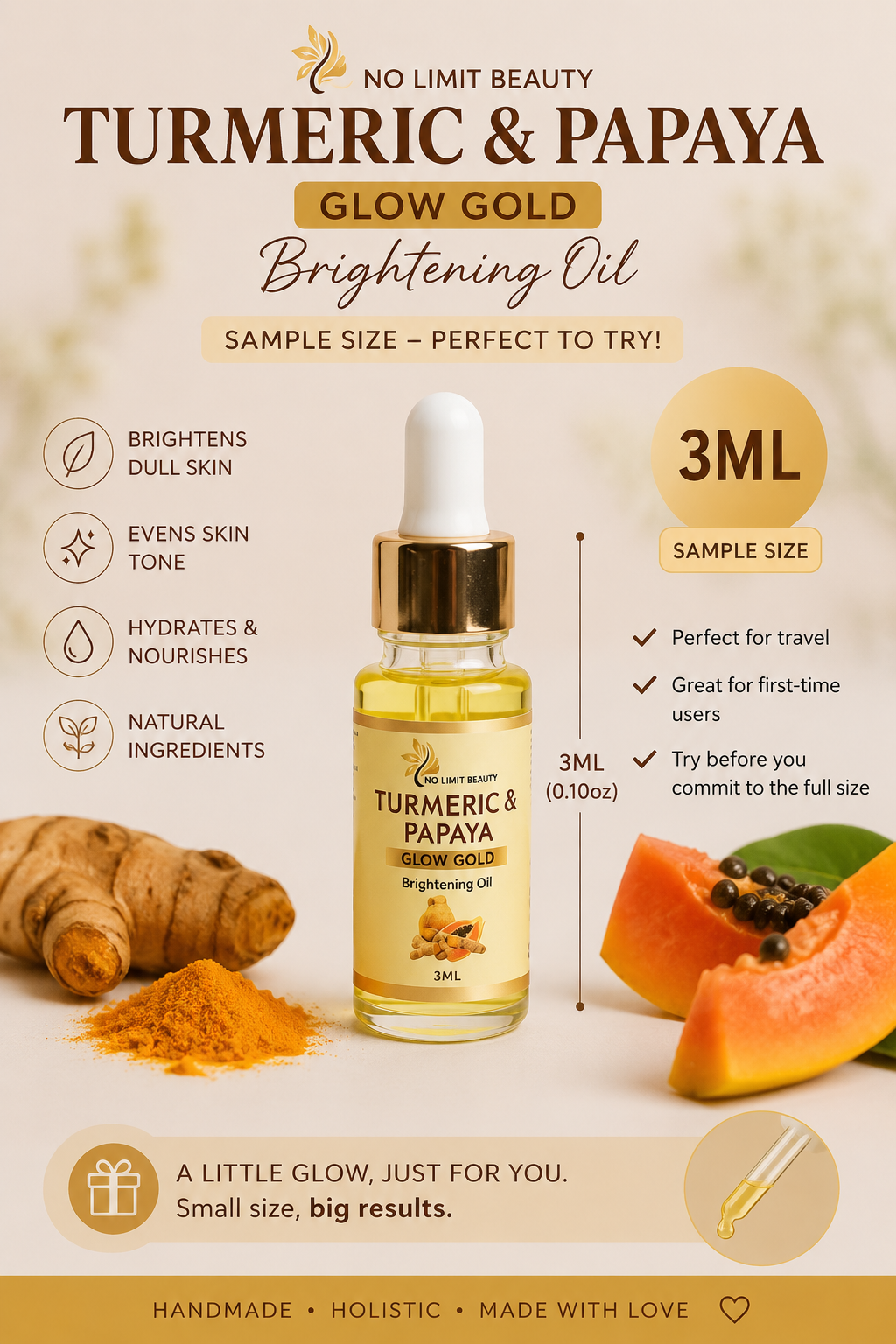 Turmeric clear skin- Sample set
