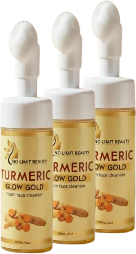 Turmeric Foam Face Cleanser- clear dark spots, fight acne, and gives skin a glow!