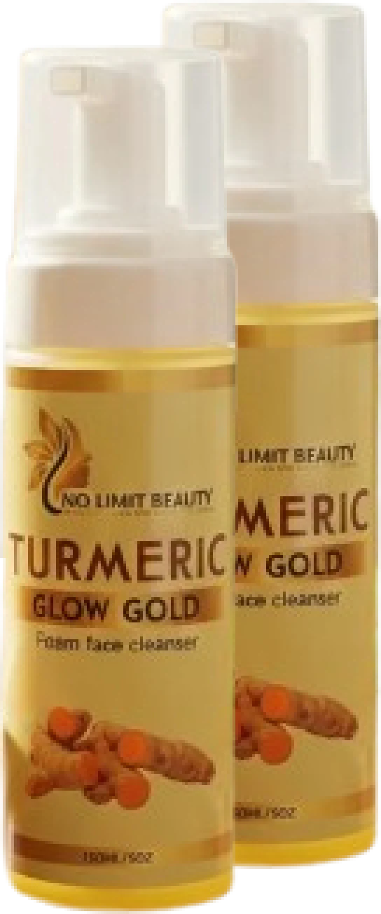 Turmeric Foam Face Cleanser Without The Exfoliating Brush-Fights hyperpigmentation & clear acne!