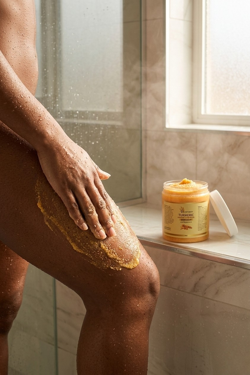 Turmeric Foaming Sugar Scrub