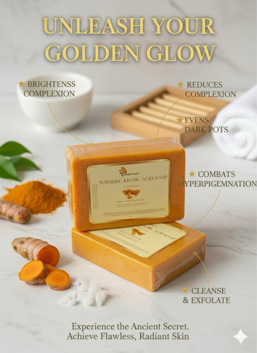 Turmeric &amp; Kojic Acid soap